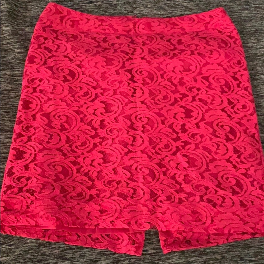 Lace Overlay Skirt